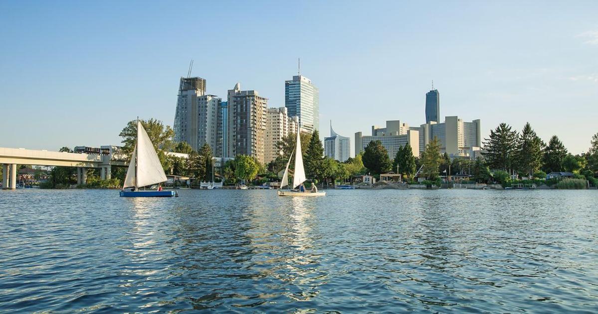 Schoenes Living Am Donauufer Вена Экстерьер фото